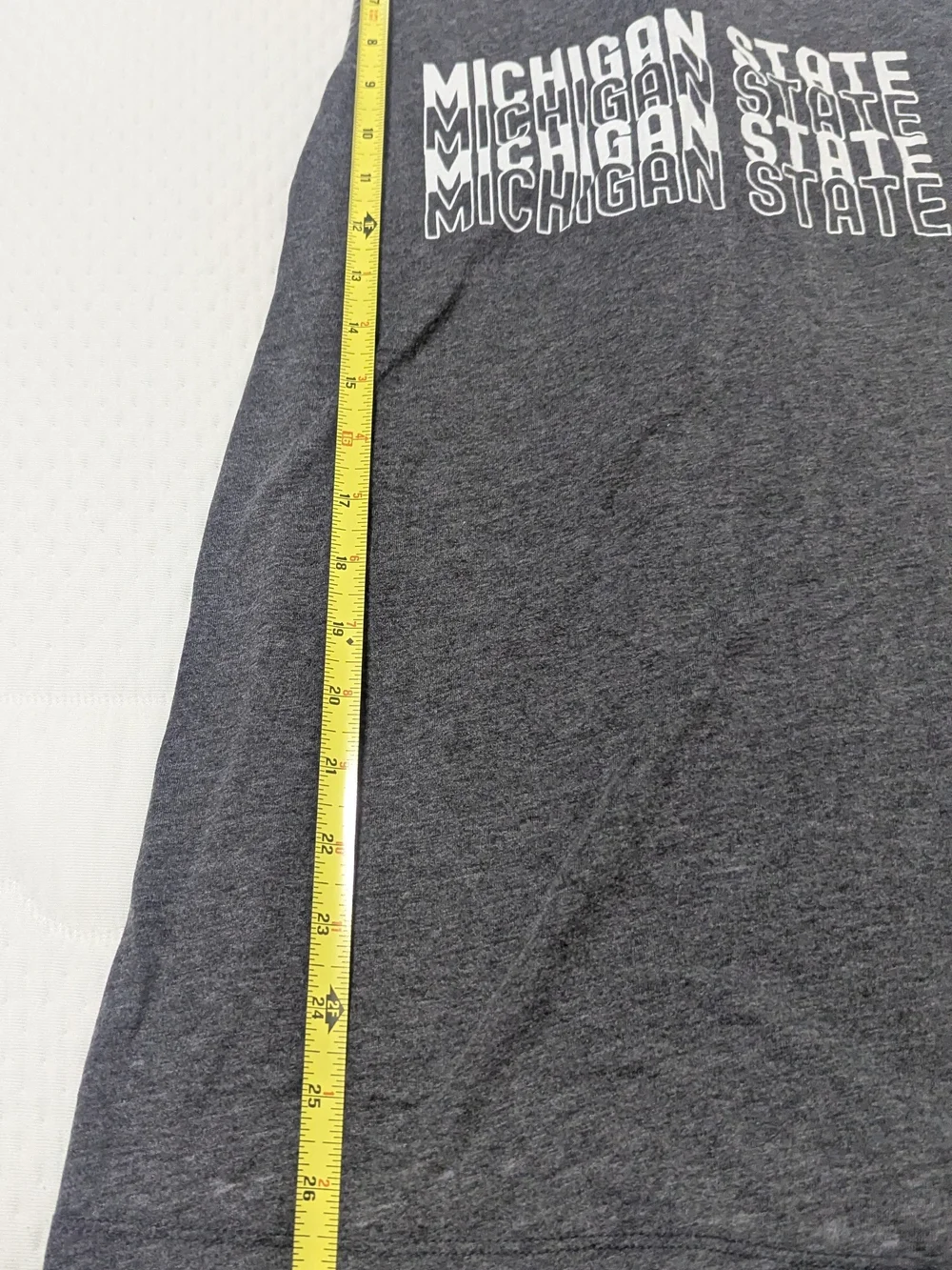 Michigan State Gray Racerback Tank Top - Picture 5 of 6